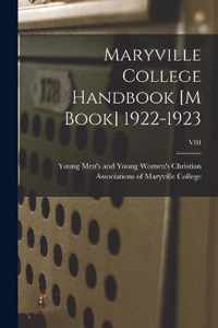 Maryville College Handbook [M Book] 1922-1923; VIII