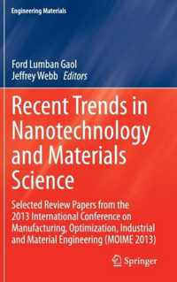 Recent Trends in Nanotechnology and Materials Science