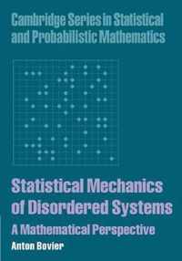 Statistical Mechanics of Disordered Systems