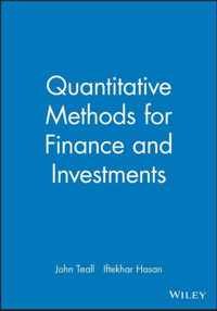 Quantitative Methods for Finance and Investments