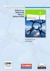 Schlüssel zur Mathematik 7. Schuljahr. Arbeitsheft mit eingelegten Lösungen und CD-ROM. Sekundarschule Sachsen-Anhalt