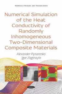 Numerical Simulation of the Heat Conductivity of Randomly Inhomogeneous Two-Dimensional Composite Materials