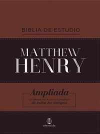Rvr Biblia de Estudio Matthew Henry, Leathersoft, Clasica