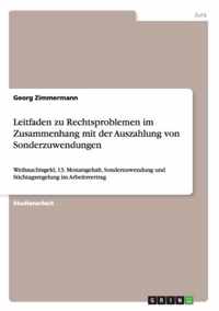 Leitfaden zu Rechtsproblemen im Zusammenhang mit der Auszahlung von Sonderzuwendungen