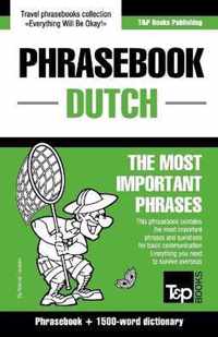 English-Dutch Phrasebook and 1500-Word Dictionary