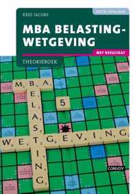 MBA Belastingwetgeving met resultaat 2019-2020 Theorieboek