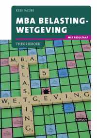 MBA Belastingwetgeving 2015-2016 Theorieboek