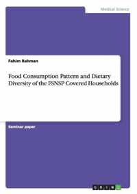 Food Consumption Pattern and Dietary Diversity of the FSNSP Covered Households