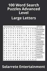 100 Word Search Puzzles Advanced Level