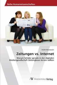 Zeitungen vs. Internet