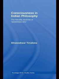 Consciousness in Indian Philosophy