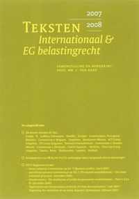 Teksten Internationaal & EG belastingrecht 2007/2008