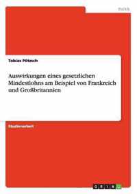 Auswirkungen eines gesetzlichen Mindestlohns am Beispiel von Frankreich und Grossbritannien