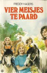 Vier meisjes te paard