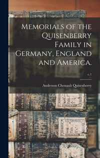 Memorials of the Quisenberry Family in Germany, England and America.; c.1