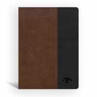 CSB Men of Character Bible, Brown/Black LeatherTouch