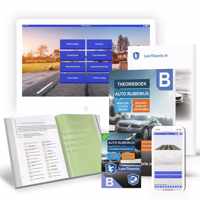 Auto Theorieboek + Samenvatting + Online 2023 - Auto theorie oefenen - 20 uur Online met CBR Theorie-Examens