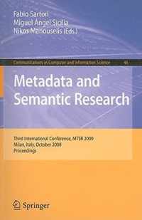 Metadata and Semantic Research