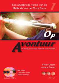 OP AVONTUUR voor dwarsfluit deel 1. Incl. 2 cd's die ook gedownload kunnen worden. Langzaam en normaal tempo.  fluit, dwarsfluit, methode, lesboek, play-along, muziekboek, dwarsfluitmethode,  meespeel cd, bladmuziek