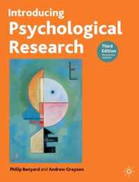 Introducing Psychological Research