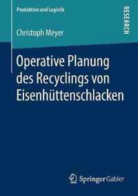 Operative Planung des Recyclings von Eisenhuettenschlacken