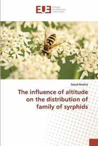 The influence of altitude on the distribution of family of syrphids