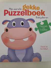 Mijn eerste gekke puzzelboek - Babydieren