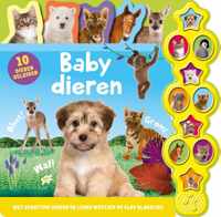 10 geluiden  -   Geluidenboek - Babydieren