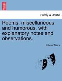 Poems, miscellaneous and humorous