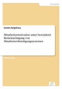 Mitarbeitermotivation unter besonderer Berucksichtigung von Mitarbeiter-Beteiligungssystemen