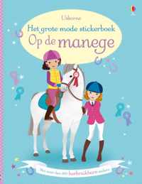 Grote mode stickerboek - op de manege