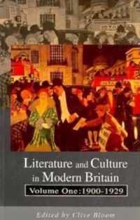 Literature And Culture In Modern Britain