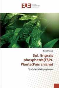 Sol. Engrais phosphates(TSP). Plante(Pois chiche)