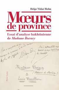 Moeurs de province