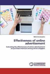 Effectiveness of online advertisement