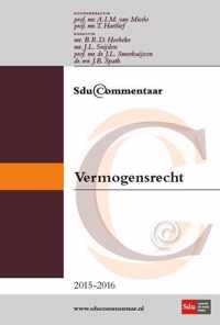 Sducommentaar  -  Sdu commentaar vermogensrecht editie 2015-2016