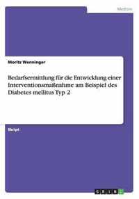 Bedarfsermittlung fur die Entwicklung einer Interventionsmassnahme am Beispiel des Diabetes mellitus Typ 2