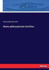 Kleine philosophische Schriften