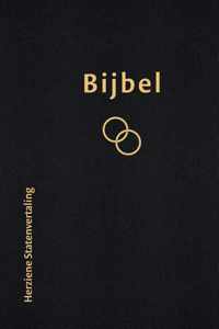 Bijbel Huwelijksbijbel Herziene Statenvertaling zwart - Hardcover (9789065394279)