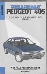 Autovraagbaken  -  Vraagbaak Peugeot 405 Benzine- en dieselmodellen 1987-1992