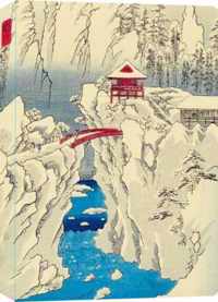Hiroshige Snow on Mt Haruna Dotted Hardcover Journal
