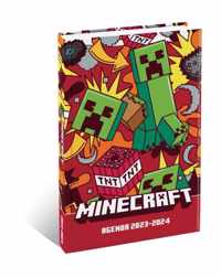 Minecraft Schoolagenda - 2023 - 2024 - Hardcover (9789464324884)