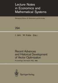 Recent Advances and Historical Development of Vector Optimization