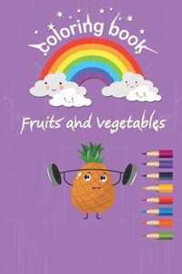 coloring Fruits and vegetables