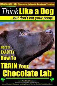 Chocolate Lab, Chocolate Labrador Retriever Training - Think Like a Dog But Don't Eat Your Poop!