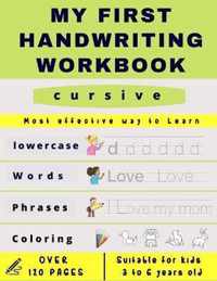 My First Handwriting Workbook cursive