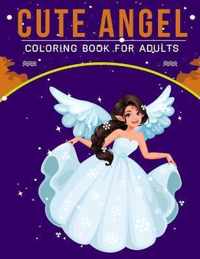 Cute Angel Coloring Book For Adults