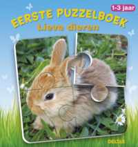 Eerste puzzelboek Lieve dieren 1-3 jaar