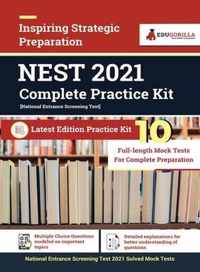 NEST (National Entrance Screening Test) 2021 10 Full length Mock Tests for Complete Preparation