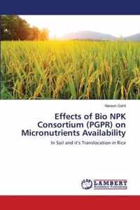 Effects of Bio NPK Consortium (PGPR) on Micronutrients Availability